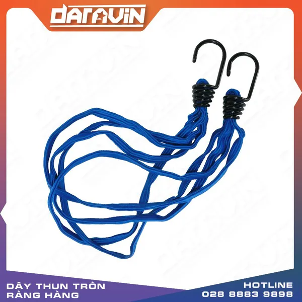 DÂY THUN CHẰNG HÀNG 4 SỢI 60CM MÓC THÉP UỐN