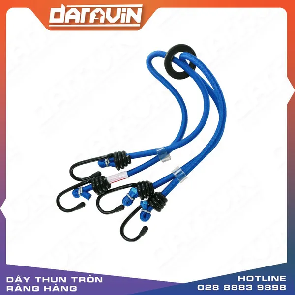 Dây thun chằng hàng mạng nhện 4 nhánh 60cm móc thép