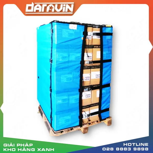 Lưới quấn pallet tái sử dụng có 2 nấc xiết DARAVIN