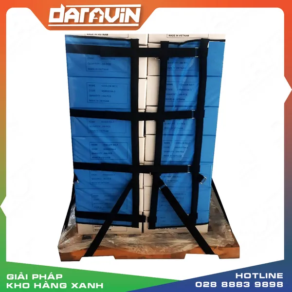 Lưới quấn pallet tái sử dụng có ràng chân DARAVIN