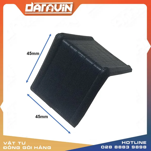 Nẹp góc nhựa, ke nhựa 2 chấu kích thước 45mm
