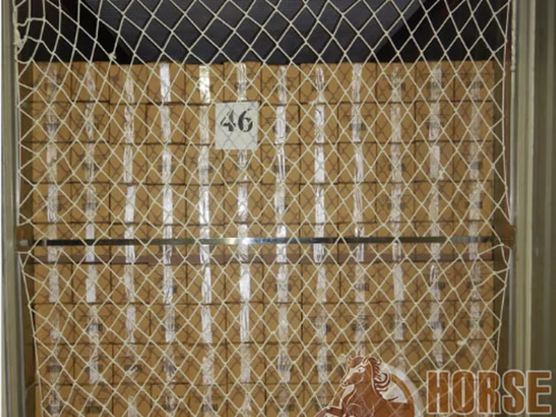 Loại lưới chống rơi hàng chắn cửa container sử dụng phổ biến hiện nay