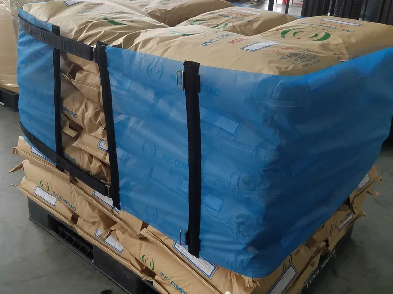 Ứng dụng của lưới quấn pallet tái sử dụng