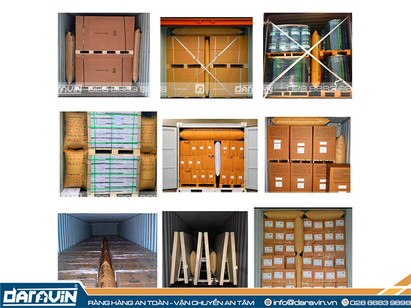 Công dụng túi khí chèn hàng Công dụng túi khí chèn hàng