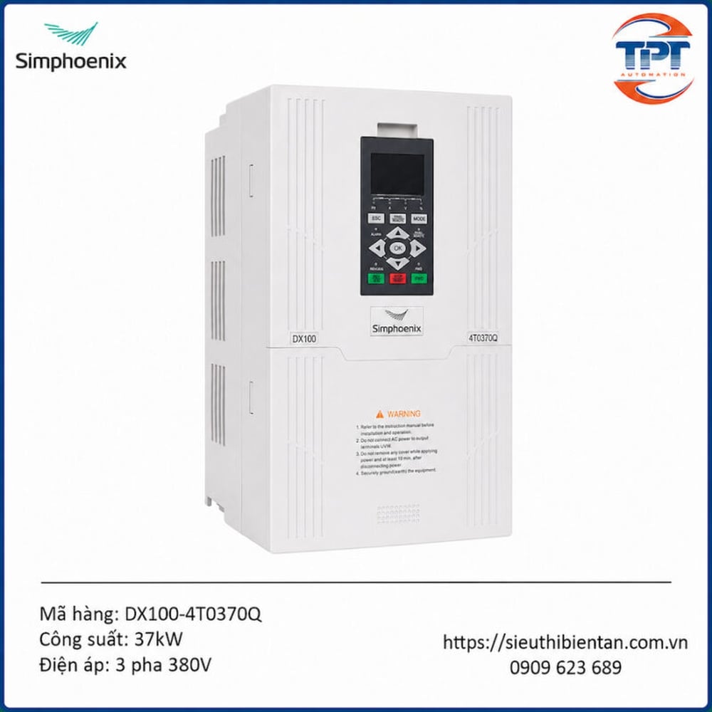Biến tần 37kW 3 pha 380V Simphoenix DX100-4T0370Q 