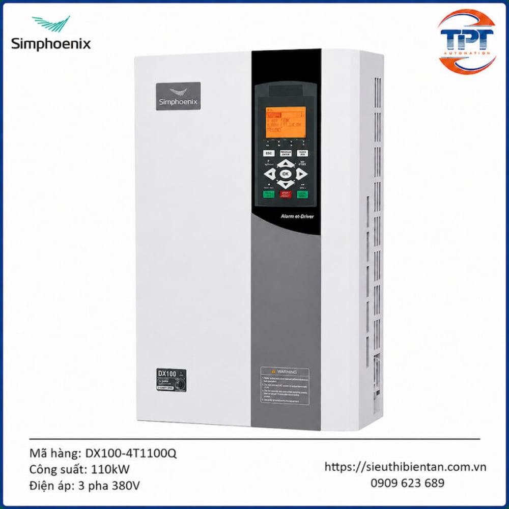 Biến tần 110kW 3 pha 380V Simphoenix DX100-4T1100Q