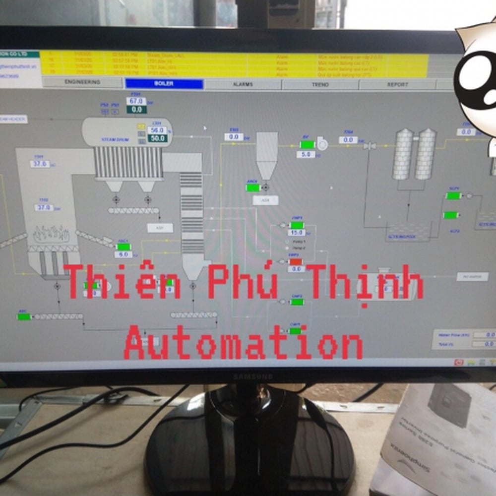 TỦ ĐIỆN LÒ HƠI 25 T/H