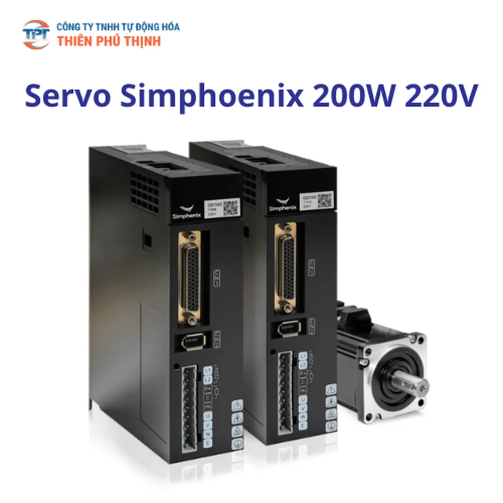 Servo 200W 220V Simphoenix Driver Servo CD200-T1R8