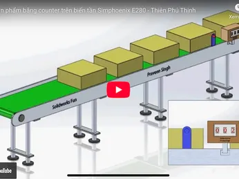 Đếm sản phẩm bằng counter trên biến tần Simphoenix E280
