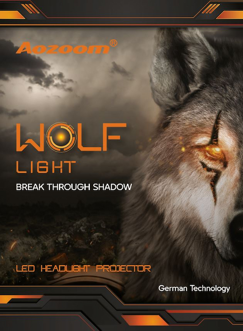Bi led aozoom wolf light, độ bi pha led giá tốt TPHCM