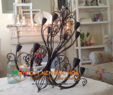 Chân đế nến thể hiện nét cá tính rất riêng biệt của chủ nhân ngôi nhà Chân đế nến thể hiện nét cá tính rất riêng biệt của chủ nhân ngôi nhà