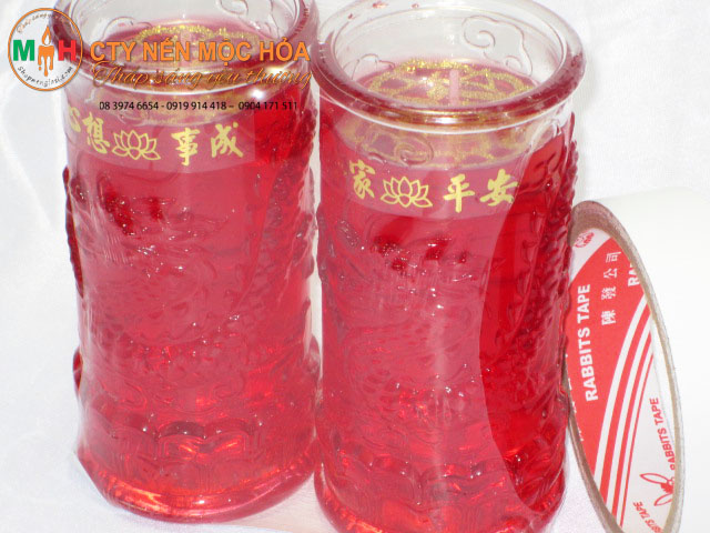 Nến ly rồng bộ 6 cái Nến ly rồng bộ 6 cái