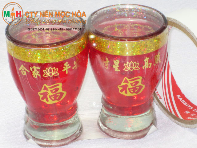 Nến ly thủy tinh Nến ly thủy tinh