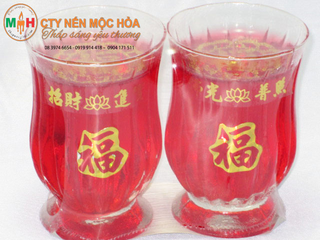 Nến ly hình tulip lớn Nến ly hình tulip lớn