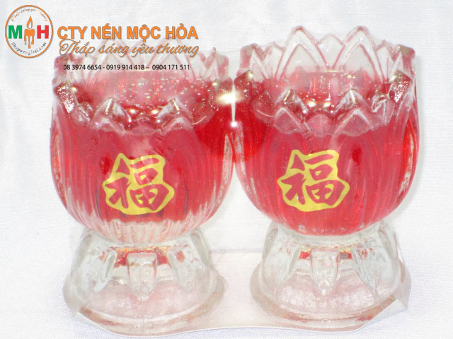Nến ly búp sen nhỏ Nến ly búp sen nhỏ