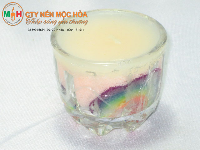 Ly nến cầu vòng quà tặng nghệ thuật cho sự kiện, event... Ly nến cầu vòng quà tặng nghệ thuật cho sự kiện, event...