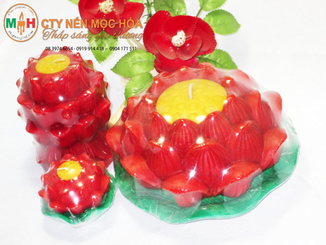 Nến trang trí giá rẻ " sen đại 2 " Nến trang trí giá rẻ " sen đại 2 "