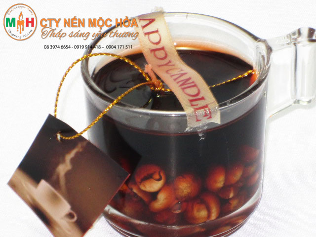 Ly nến cafe sản phẩm quà tặng nghệ thuật độc đáo Ly nến cafe sản phẩm quà tặng nghệ thuật độc đáo