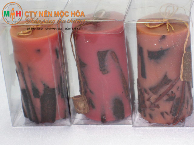 Nến thơm nghệ thuật hương quế Nến thơm nghệ thuật hương quế