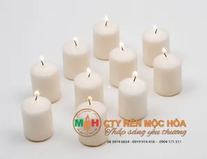 4 bí quyết giúp nến trụ trắng cháy lâu