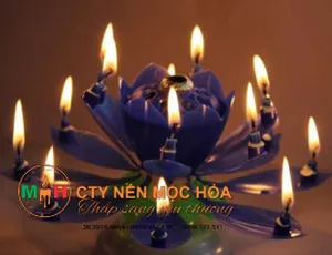 Sự bùng nổ ánh sáng của nến phụt trang trí kỳ lạ