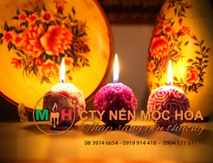 Tiết lộ cách giải tỏa stress với nến nghệ thuật handmade