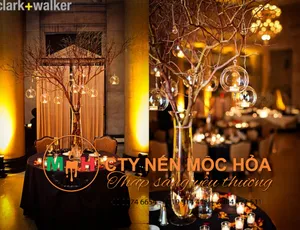 Trang trí tiệc cưới bằng nến tealight giá rẻ tại Hà Nội