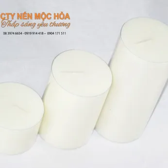Nến trụ pillar VN đường kính 5,6 cm không khói, không chảy sáp dùng trong trang trí sự kiện, event..v.v..