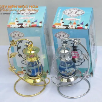 Chân nến sắt mạ đồng ”giá đỡ nhỏ”