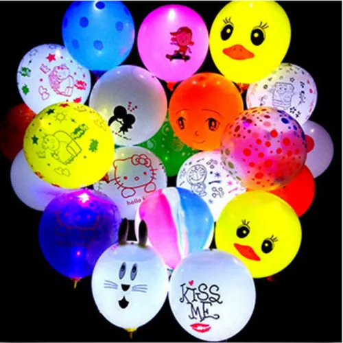 Bong bóng led in hình ngộ nghĩnh phát sáng dùng trong trang trí, sự kiện, event..v.v..