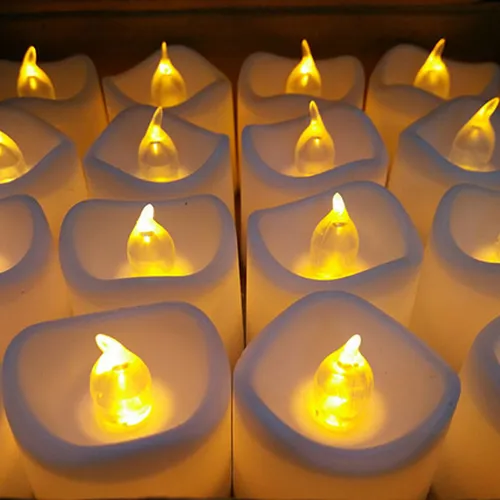 Nến tealight điện tử (led) tròn T2  dùng trong trang trí, sự kiện, event..v.v..