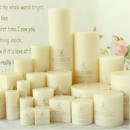 Nến trụ pillar Nhập đường kính 10 cm không khói, không chảy sáp dùng trong trang trí sự kiện, event..v.v..