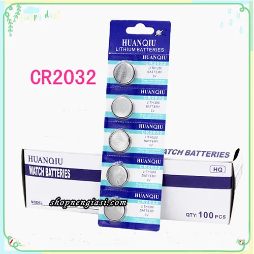 Pin cúc áo CR2032 giá rẻ dùng trong các thiết bị điện trang trí
