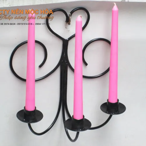 chân nến cổ điển treo 3 giá đỡ