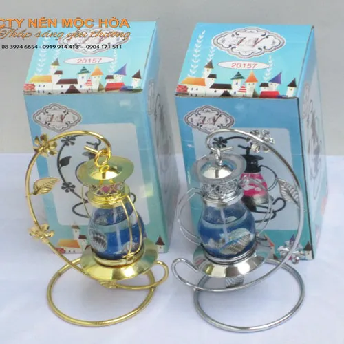 Chân nến sắt mạ đồng ”giá đỡ nhỏ”