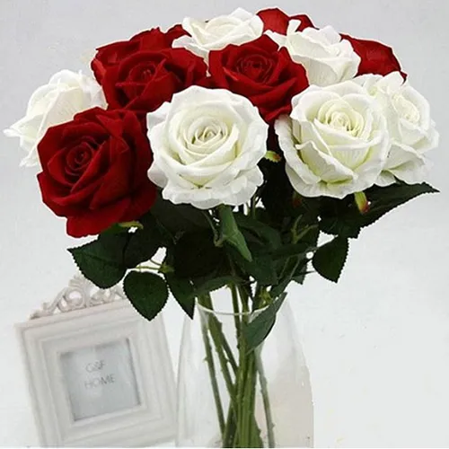 Mô phỏng hoa hồng lụa (1 hoa)