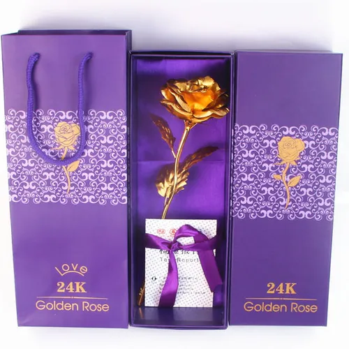 Hoa hồng mạ vàng 24K Golden Rose