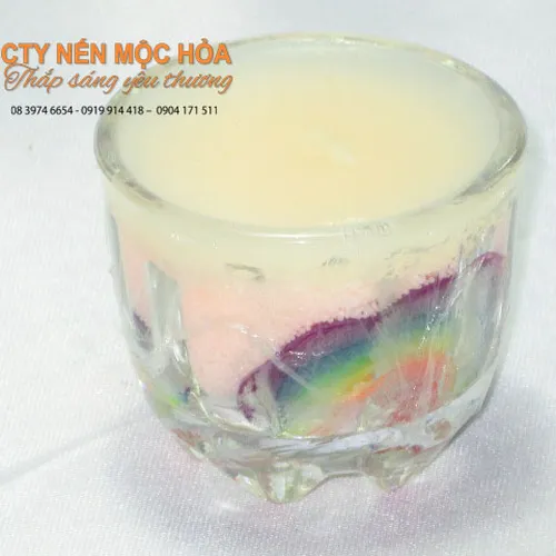 Ly nến cầu vòng / 1 cái