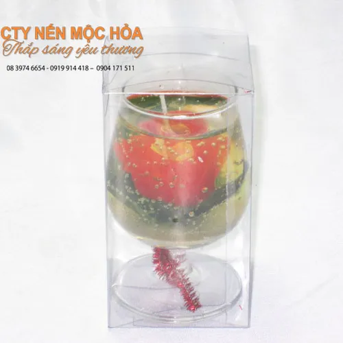 Ly nến hoa hồng / 1 cái