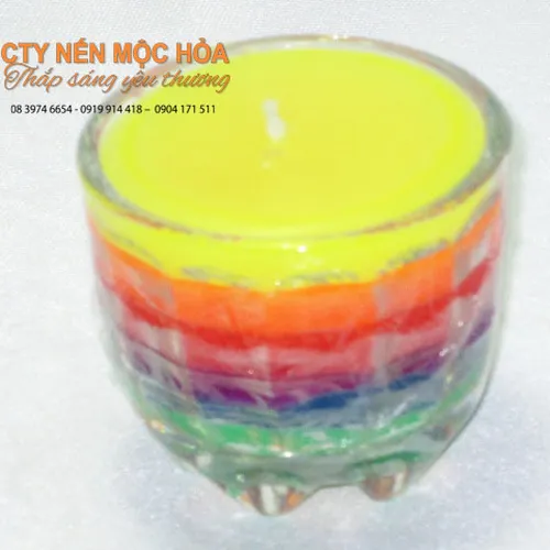 Ly nến ngũ sắc / 1 cái