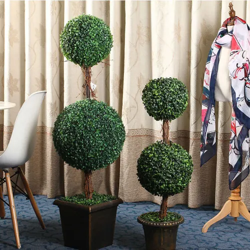 Mô phỏng bonsai cây milan tròn 2 bóng