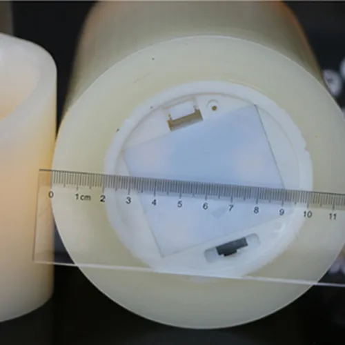 Nến điện tử led pin đường kính 125mm ngọn lửa đong đưa (vỏ sáp)