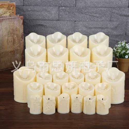 Nến điện tử Led pin mô phỏng chảy sáp (vỏ nhựa)