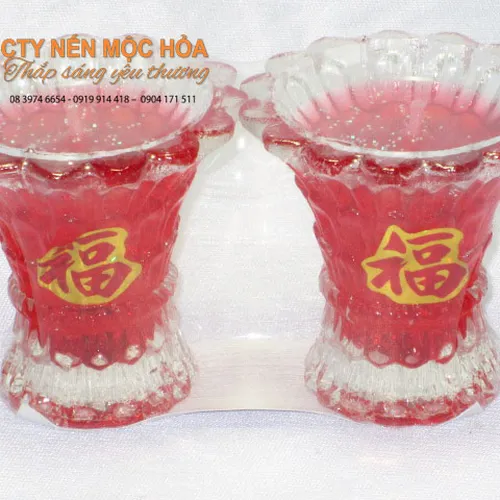 Nến ly Bình bông nhỏ / 12 cái