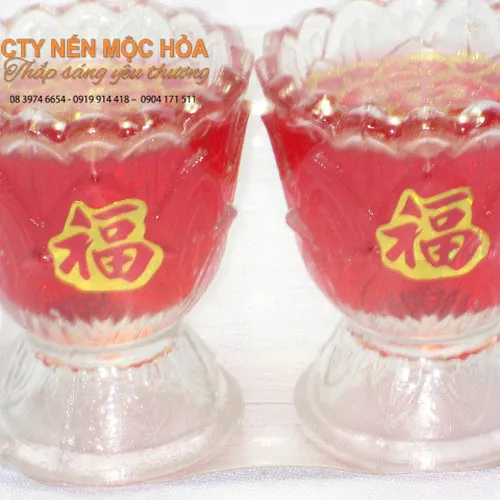 Nền ly hoa chân cao  / 12 cái