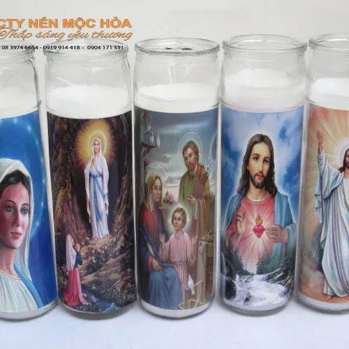 Nến ly nến cốc  giáo hội