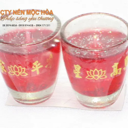 Nến ly Rượu bầu / 12 cái