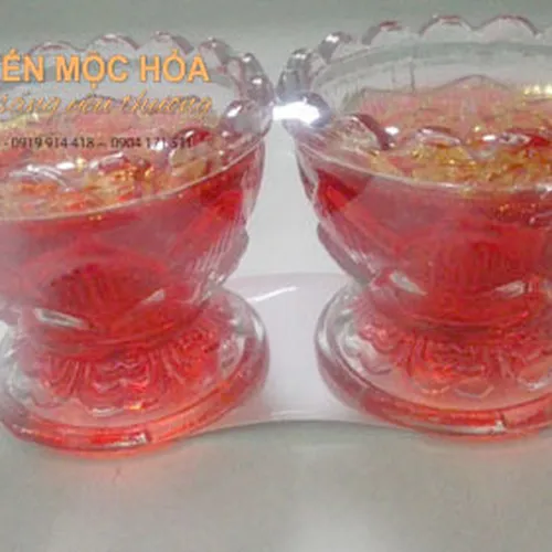 Nến ly Sen lùn / 12 cái