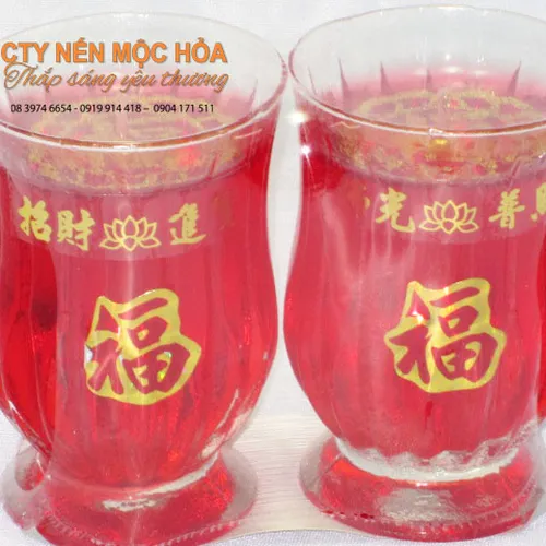 Nến ly Tulip lớn / 6 cái