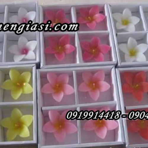 Nến nổi thả nước ”hoa sứ” / 4 cái